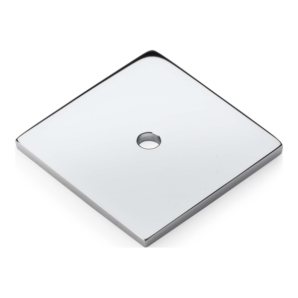 AW893-38-PC • Polished Chrome • Alexander & Wilks Quantock Square Backplate